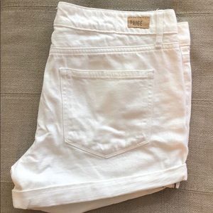 ‼️SALE❤️ Paige Jimmy Jimmy White Denim Shorts